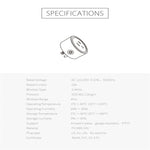 Prise intelligente WiFi NEO NAS-WR06W US, contrôle à distance ON/OFF via application et fonction minuterie, NAS-WR06W