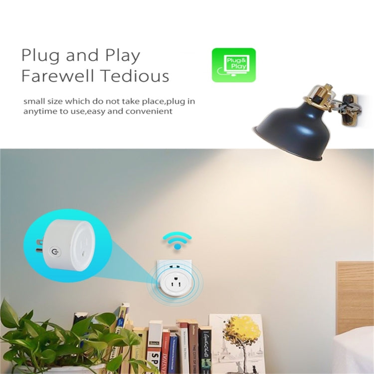 Prise intelligente WiFi NEO NAS-WR06W US, contrôle à distance ON/OFF via application et fonction minuterie, NAS-WR06W