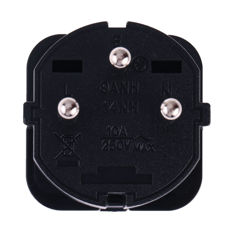 Adaptateur secteur universel portable de prise universelle vers prise Israël, chargeur de voyage, prise Israël