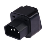 Adaptateur secteur universel portable prise C14 mâle pour UPS PDU APC ordinateur serveur, chargeur de voyage, adaptateur C14, prise C14