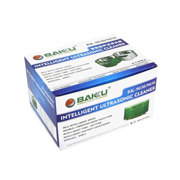 Nettoyeur à ultrasons BAKU BK-9030 30 W 0,8 L avec écran LCD, 220 V CA, prise UE, BK-9030 30 W 0,8 L 220 V vert, BK-9030 30 W 0,8 L 220 V blanc