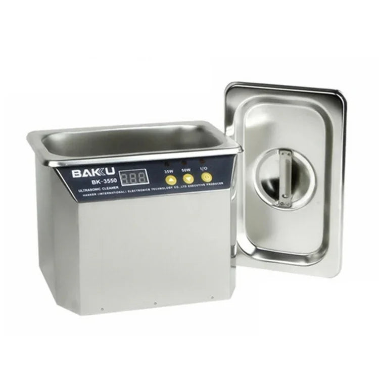 Nettoyeur à ultrasons BAKU BK-3550 35W / 50W réglable 0,8L avec écran LCD, AC 110V, prise US, BK-3550 35W / 50W 0,8L 110V
