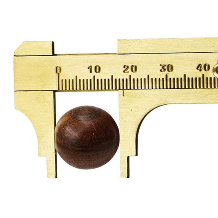 Pied à coulisse portable mini en laiton à vernier pour perles de bijoux, jauge 80mm