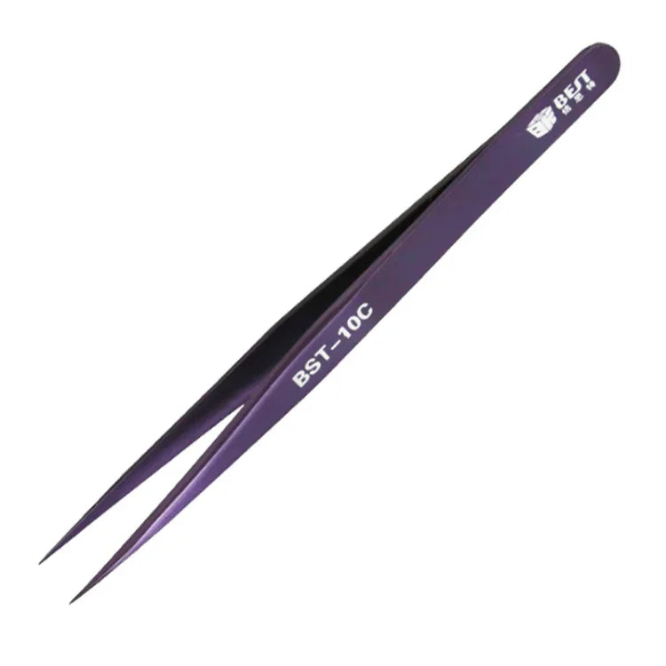 BEST BST-10C Pince à épiler de précision couleur sourcils, BST-10C