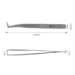 BEST BST-153SA Inox Courbé Pour Outils De Maquillage D'extension De Cils