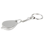 Loupe pliante portable en métal pour bijoux, loupe ancienne avec lentille grossissante, porte-clés