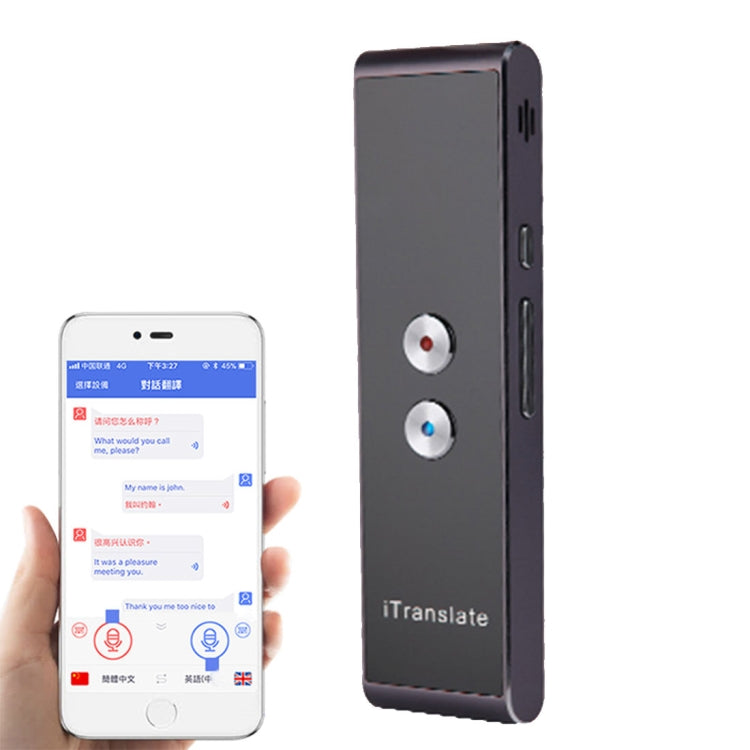 Traducteur vocal intelligent de poche T8 avec double micro, traduction vocale en temps réel, supporte 33 langues