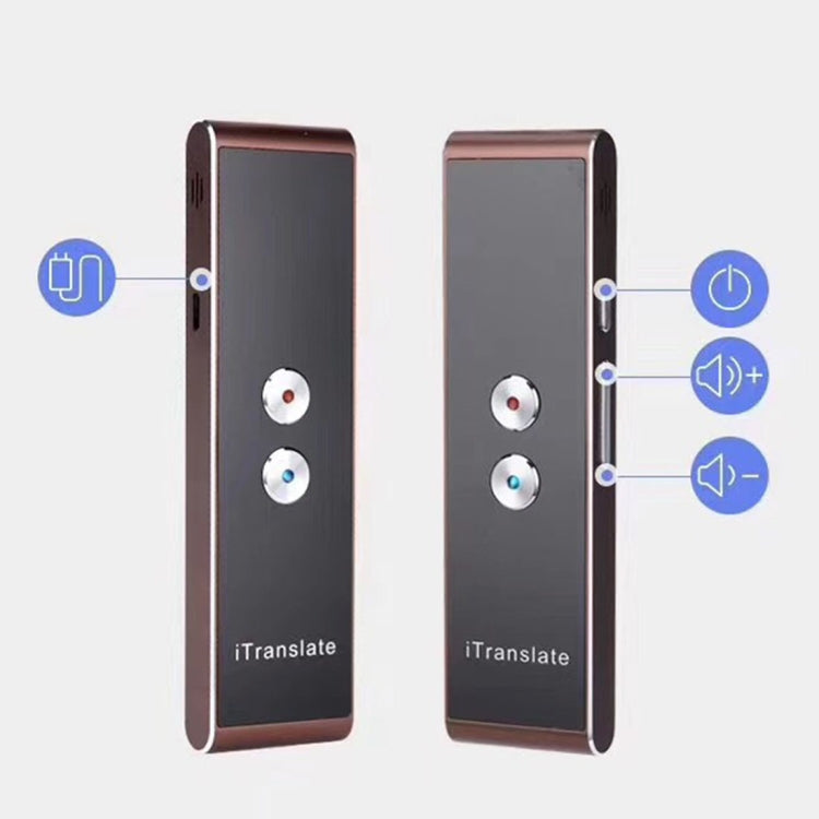 Traducteur vocal intelligent de poche T8 avec double micro, traduction vocale en temps réel, supporte 33 langues