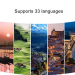Traducteur vocal intelligent de poche T8 avec double micro, traduction vocale en temps réel, supporte 33 langues