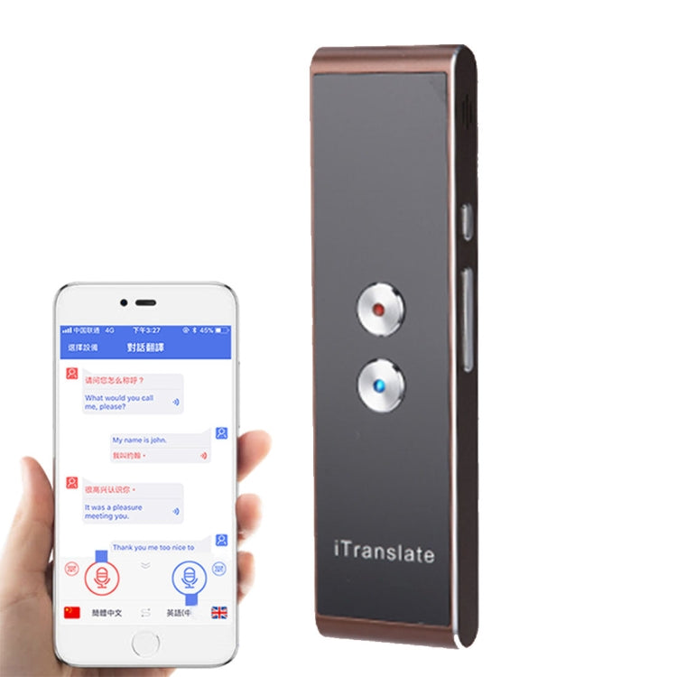 Traducteur vocal intelligent de poche T8 avec double micro, traduction vocale en temps réel, supporte 33 langues