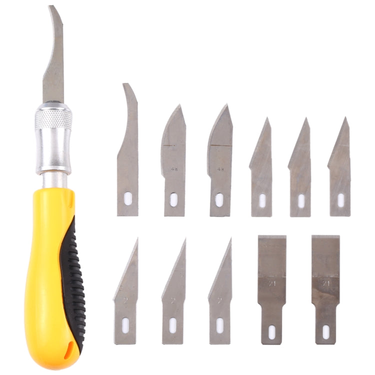 Kit de couteaux de gravure haut de gamme WLXY WL-9305, longueur du couteau : 15,5cm, WL-9305
