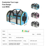 Sac de transport pliable pour animaux de compagnie FUNADD, sac fourre-tout à bandoulière