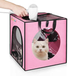 Bac de séchage pliable et portable FUNADD pour animaux de compagnie, adapté aux animaux jusqu'à 5 kg.