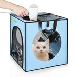Bac de séchage pliable et portable FUNADD pour animaux de compagnie, adapté aux animaux jusqu'à 5 kg.