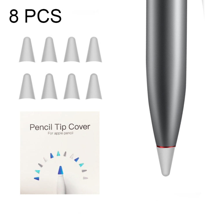 8 PCS Étui de pointe résistant à l'usure antidérapant pour M-pencil Lite