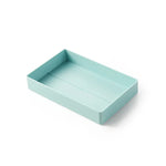 Boîte de rangement pour petits dossiers de bureau amovible assemblée, 0115-3 (Bleu Vert), 0115-3 (Gris Blanc)