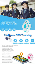 REACHFAR V28 Traceur GPS GSM Mini LBS WiFi AGPS avec fonction SOS et communication, modèle RF-V28