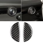 2 PCS R / F Universal Car Door Handle Carbon Fiber Decorative Sticker for BMW Mini R55 / R56 / R60 / R61 / F55 / F54 / F60, For BMW Mini R55