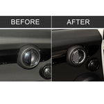 2 PCS R / F Universal Car Door Handle Carbon Fiber Decorative Sticker for BMW Mini R55 / R56 / R60 / R61 / F55 / F54 / F60, For BMW Mini R55