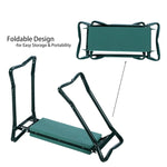 Coussinets de genoux pliants en acier inoxydable, tabouret de jardin