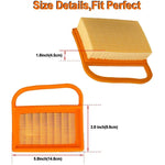Filtre à air pour tronçonneuse à béton Stihl TS410 420 480 500i, remplace les références 4238 141 0300 Stens 605-555 Rotary 12716, pour Stihl TS410 420