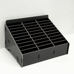 Support en bois multi-cellules pour films de téléphone portable, présentoir de bureau, 30 cases, taille : 31,5x23,5x18,5 cm, 30 cases, noir, 30 cases, rose, 30 cases, vert