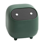 Mini poubelle de bureau double couche à bouton-poussoir