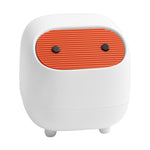 Mini poubelle de bureau double couche à bouton-poussoir