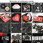 Boîte cadeau surprise en forme de cœur, album photo DIY fait main à explosion rebondissante, album DIY