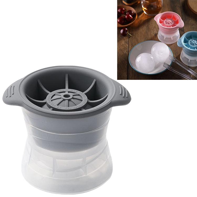 Moule à glaçons sphériques en silicone avec couvercle pour whisky et vin