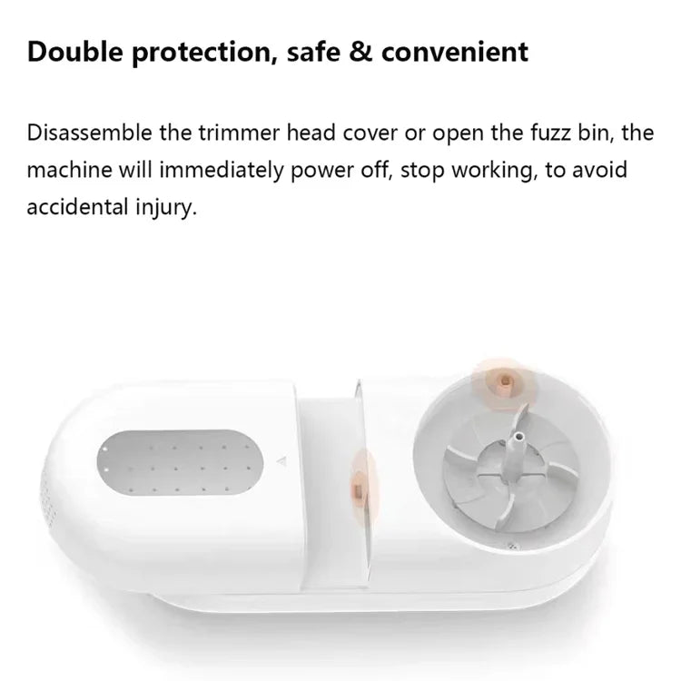 Rasoir portable mini original Xiaomi Mijia, boule de laine, charge USB, épilateur électrique anti-peluches, épilateur 1