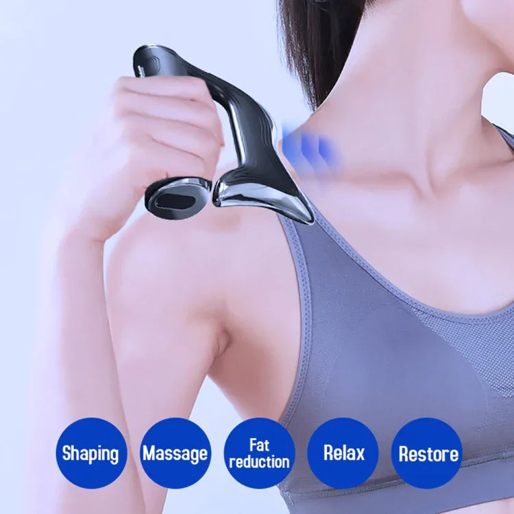 Instrument de massage myofascial musculaire à vibration électrique du rachis cervical YJK078