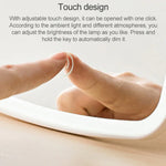 Miroir de maquillage Jordan&Judy original Xiaomi Youpin avec lumière LED Lampe de table miroir de beauté pliable et portable