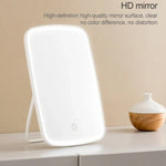 Miroir de maquillage Jordan&Judy original Xiaomi Youpin avec lumière LED Lampe de table miroir de beauté pliable et portable