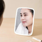 Miroir de maquillage Jordan&Judy original Xiaomi Youpin avec lumière LED Lampe de table miroir de beauté pliable et portable