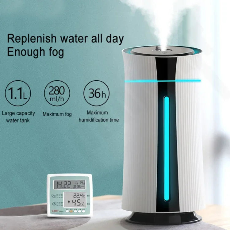 Humidificateur d'intérieur A8 avec lumière d'ambiance colorée, A8