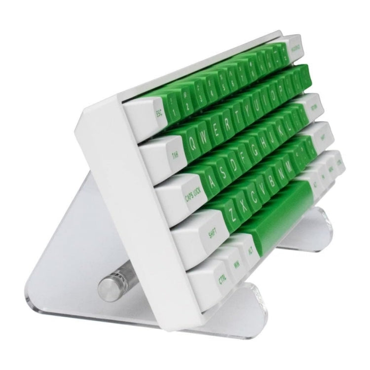 YX003-1 Support de clavier détachable en acrylique transparent monocouche, YX003-1