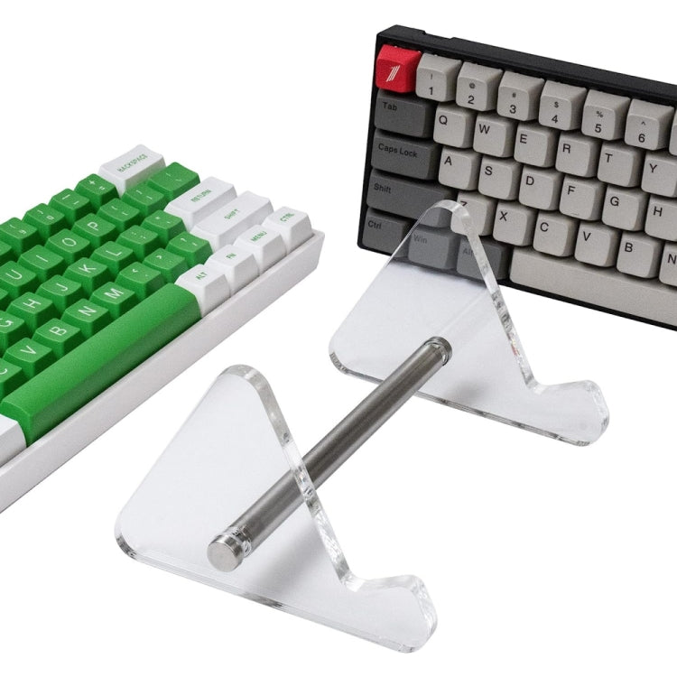YX003-1 Support de clavier détachable en acrylique transparent monocouche, YX003-1