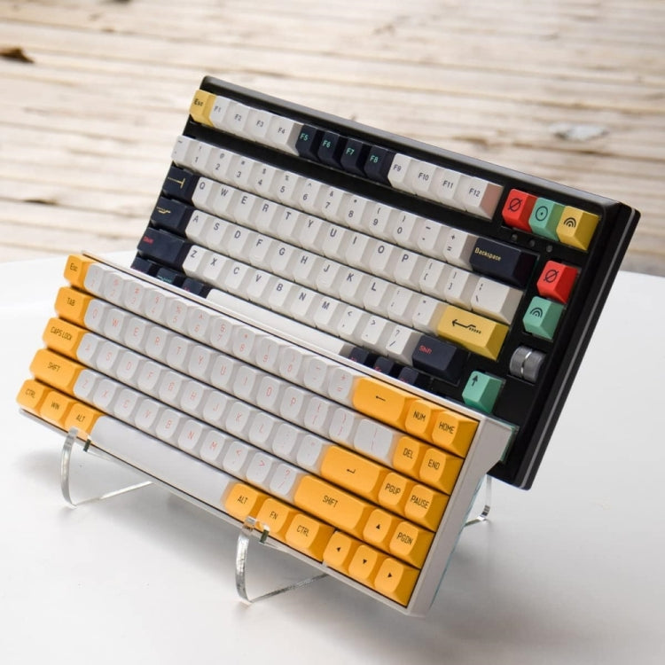 Support de clavier amovible en acrylique transparent double couche YX003-2, YX003-2