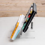 Support de clavier amovible en acrylique transparent double couche YX003-2, YX003-2