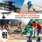 Support mural pour skateboard à quatre roues, 1 paire YX018, YX018