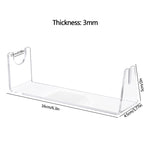 YX021-2 Présentoir en acrylique pour couteaux suisses, Taille : 16x4.5x5cm, YX021-2