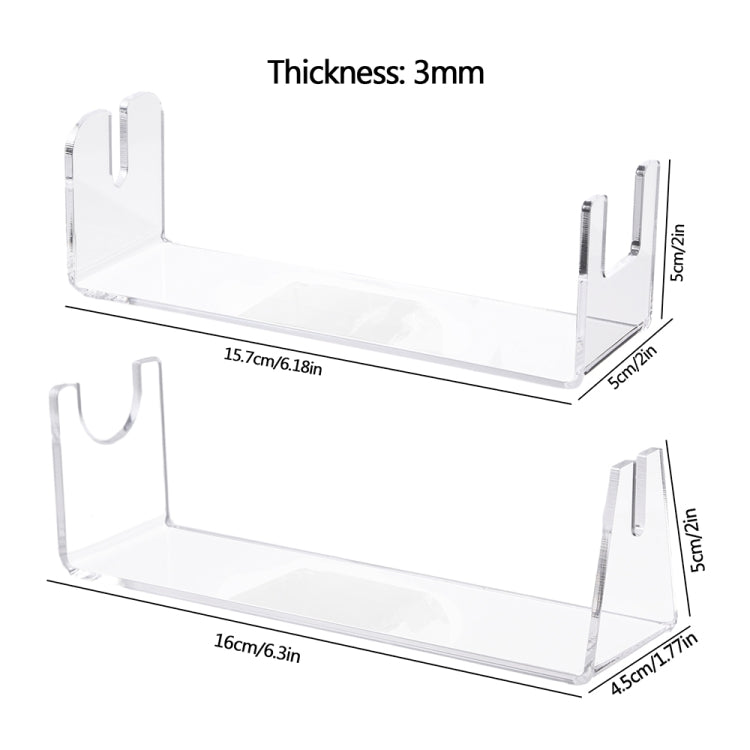 2 présentoirs à couteaux suisses en acrylique YX021-3, YX021-3