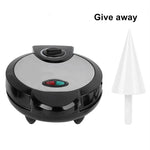 Machine à crêpes croustillantes pour gaufrettes, gaufrier électrique à cônes de glace, Machine à omelettes, prise UE, prise UE