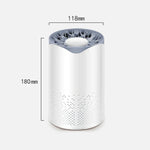 Purificateur d'air anionique portable carré avec stérilisation UV, humidificateur d'air pour voiture et maison, stérilisation UV carrée