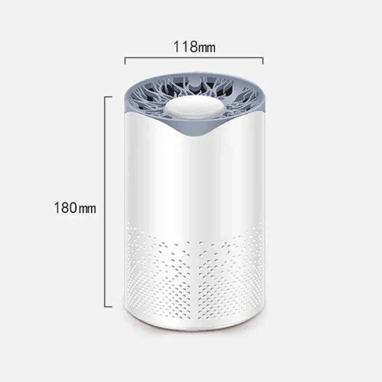 Purificateur d'air anionique portable carré avec stérilisation UV, humidificateur d'air pour voiture et maison, stérilisation UV carrée