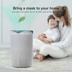 Purificateur d'air anionique portable carré avec stérilisation UV, humidificateur d'air pour voiture et maison, stérilisation UV carrée