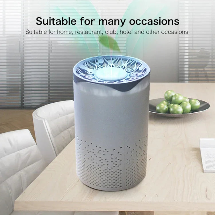 Purificateur d'air anionique portable carré avec stérilisation UV, humidificateur d'air pour voiture et maison, stérilisation UV carrée
