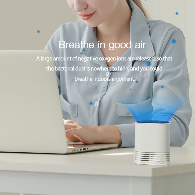 HE-K001 Purificateur d'air portable USB rechargeable à ions négatifs, suspendu au cou, pour usage domestique, élimination du formaldéhyde