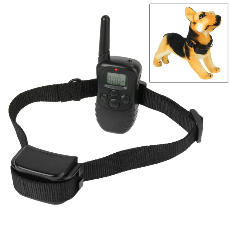 Collier de dressage pour chien étanche et rechargeable, portée 300m avec écran LCD, télécommande 300m